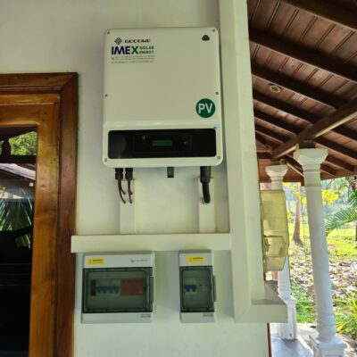 5kW Grid Tied Solar Panel System Installation Sri Lanka IMEX Kurunegala 9