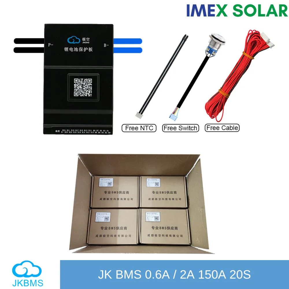JK SMART BMS 150A 20S, 2A LiFePO4 12 Packing Box JK BMS 06A/2A 150A 20S Smart BMS