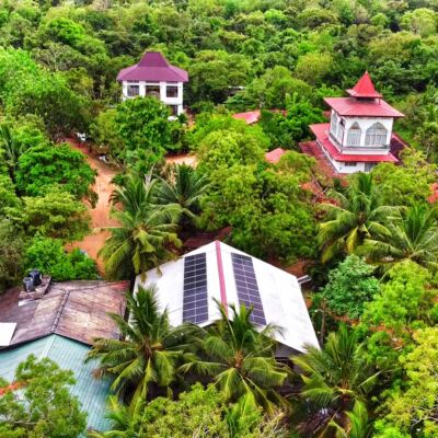 On Grid Solar System Drone Footage Sri Lanka